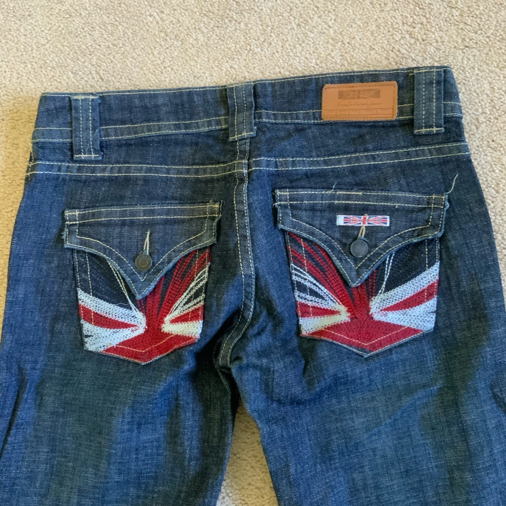 Hudson Vintage British Flag Jeans 30
